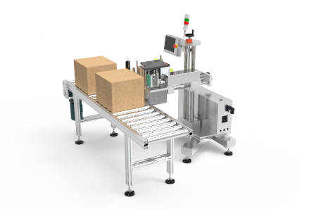 紙箱表面打印貼標機