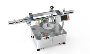 紙盒平面轉(zhuǎn)角不干膠貼標(biāo)機(jī)