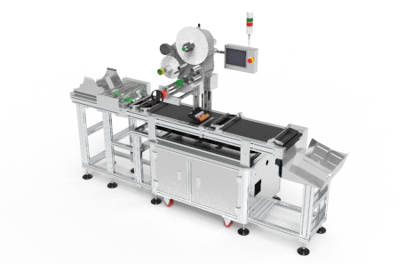 紙類分頁平面不干膠貼標機
