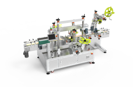 平面雙側面不干膠貼標機